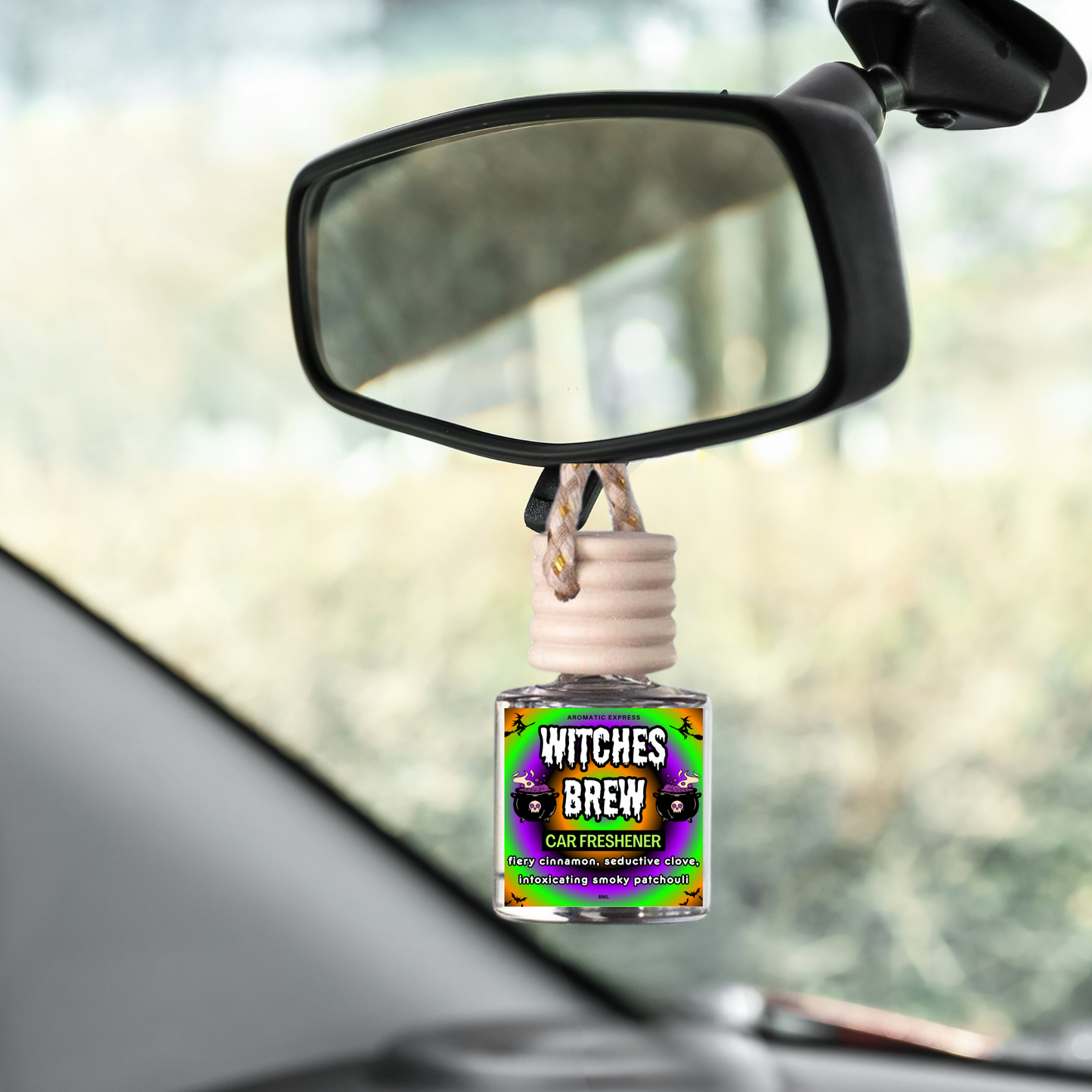 Witches Brew Clove, Patchouli, Cinnamon Scent Car Freshie