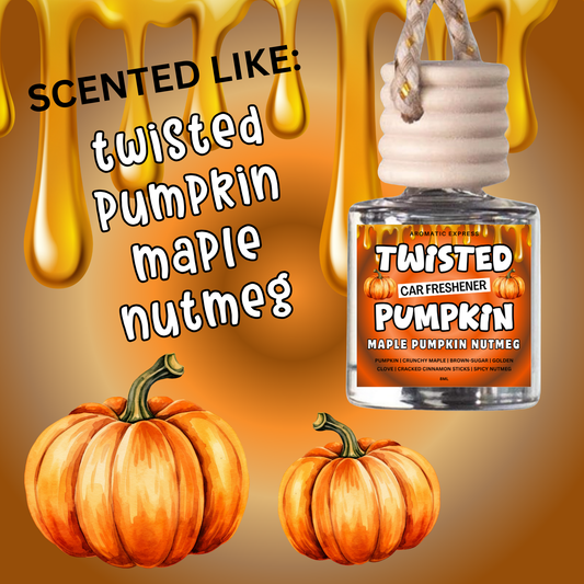 Twisted Pumpkin Maple Nutmeg Cinnamon Car Freshie
