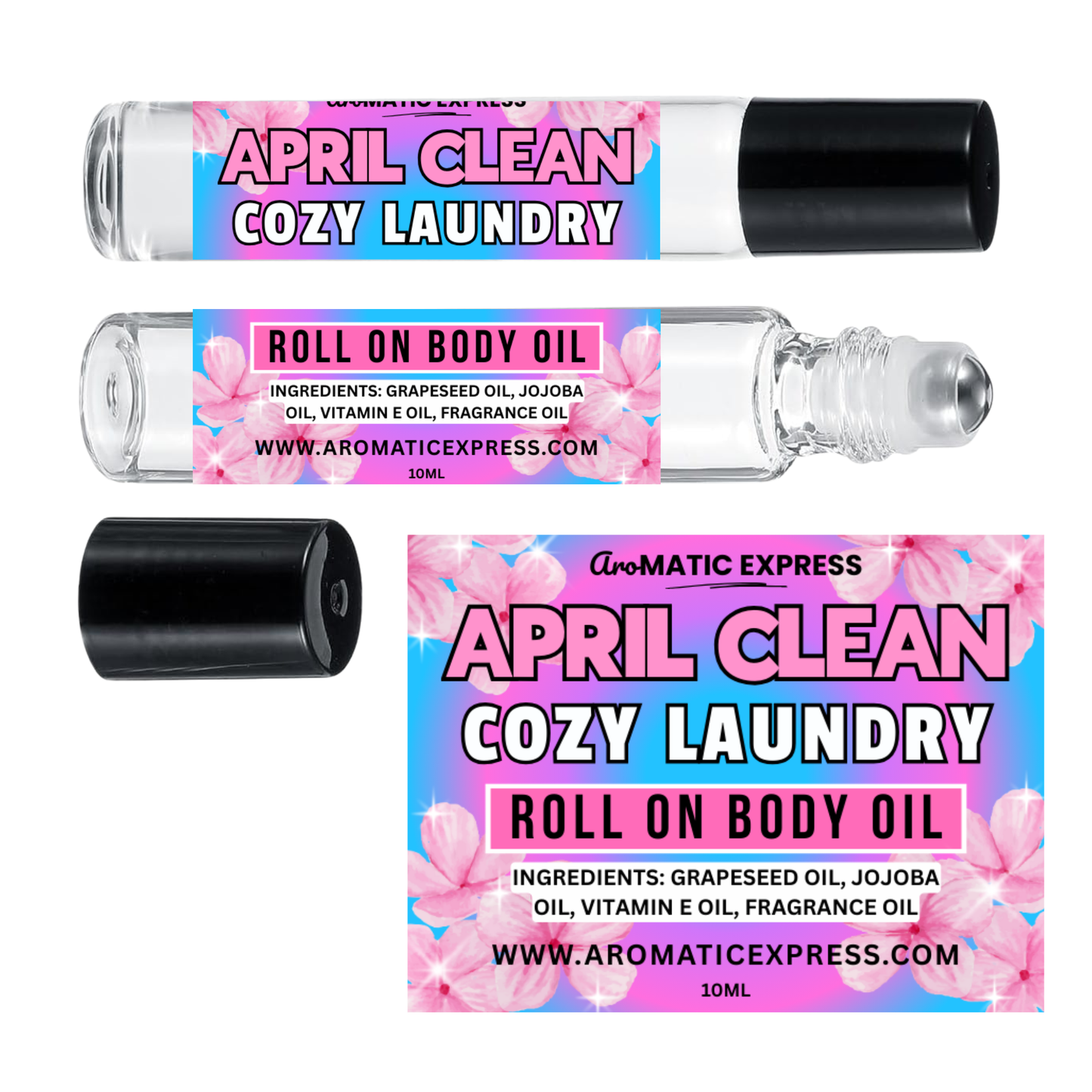 April Clean Roll On Body Oil