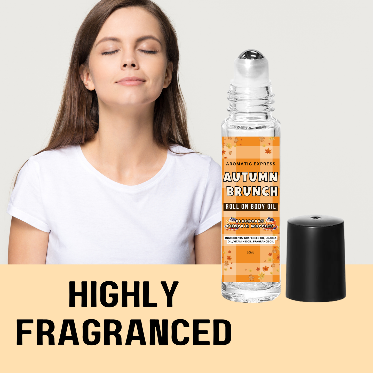 Blueberry Pumpkin Waffle Roll On Body Oil