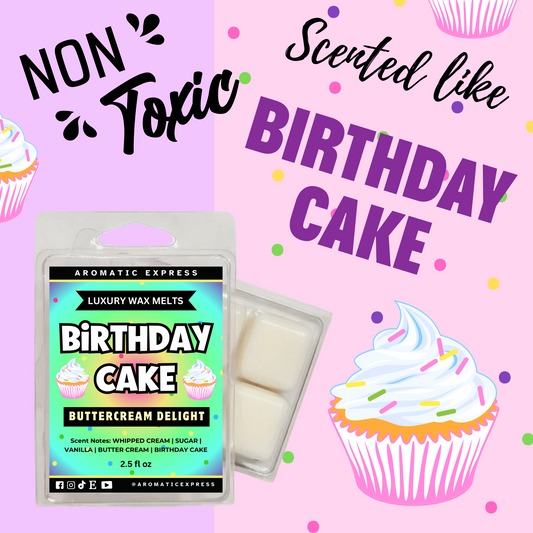 Birthday Cake Buttercream Frosting Luxury Wax Melt