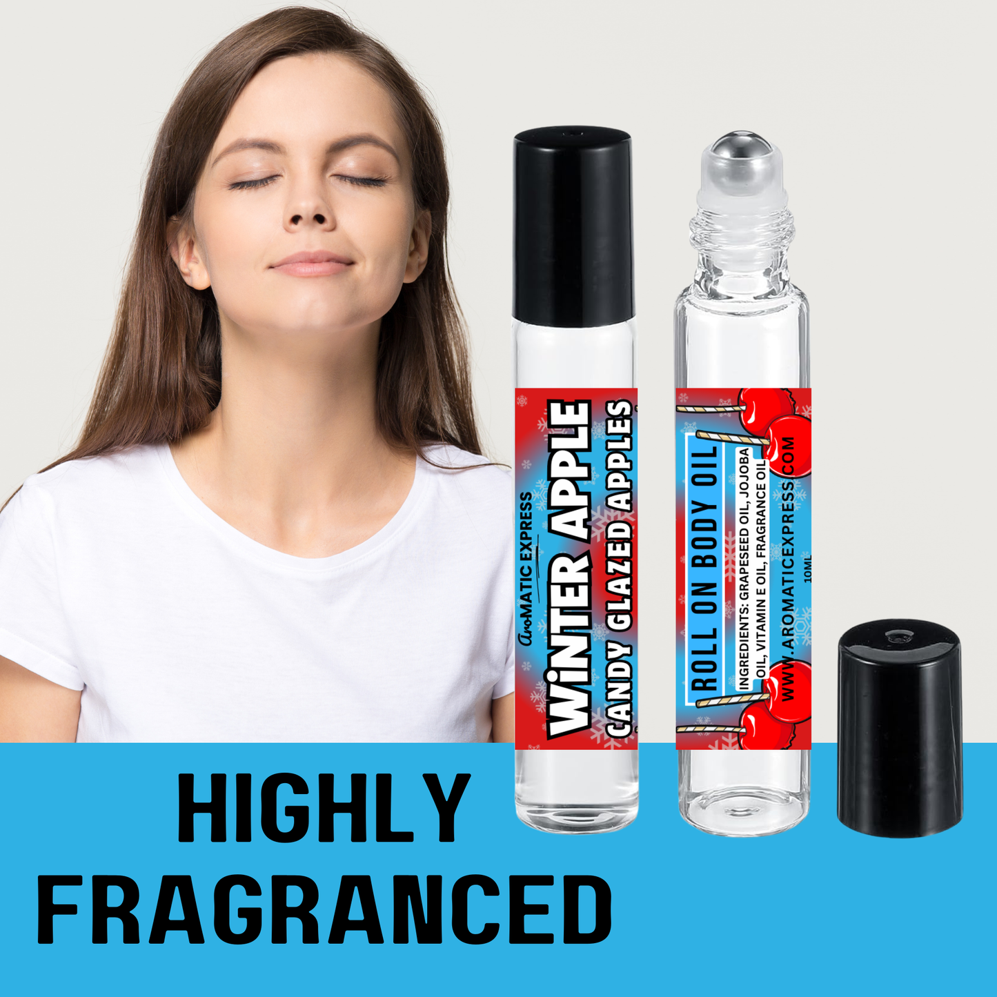 Winter Glazed Apple Roll On Body Oil