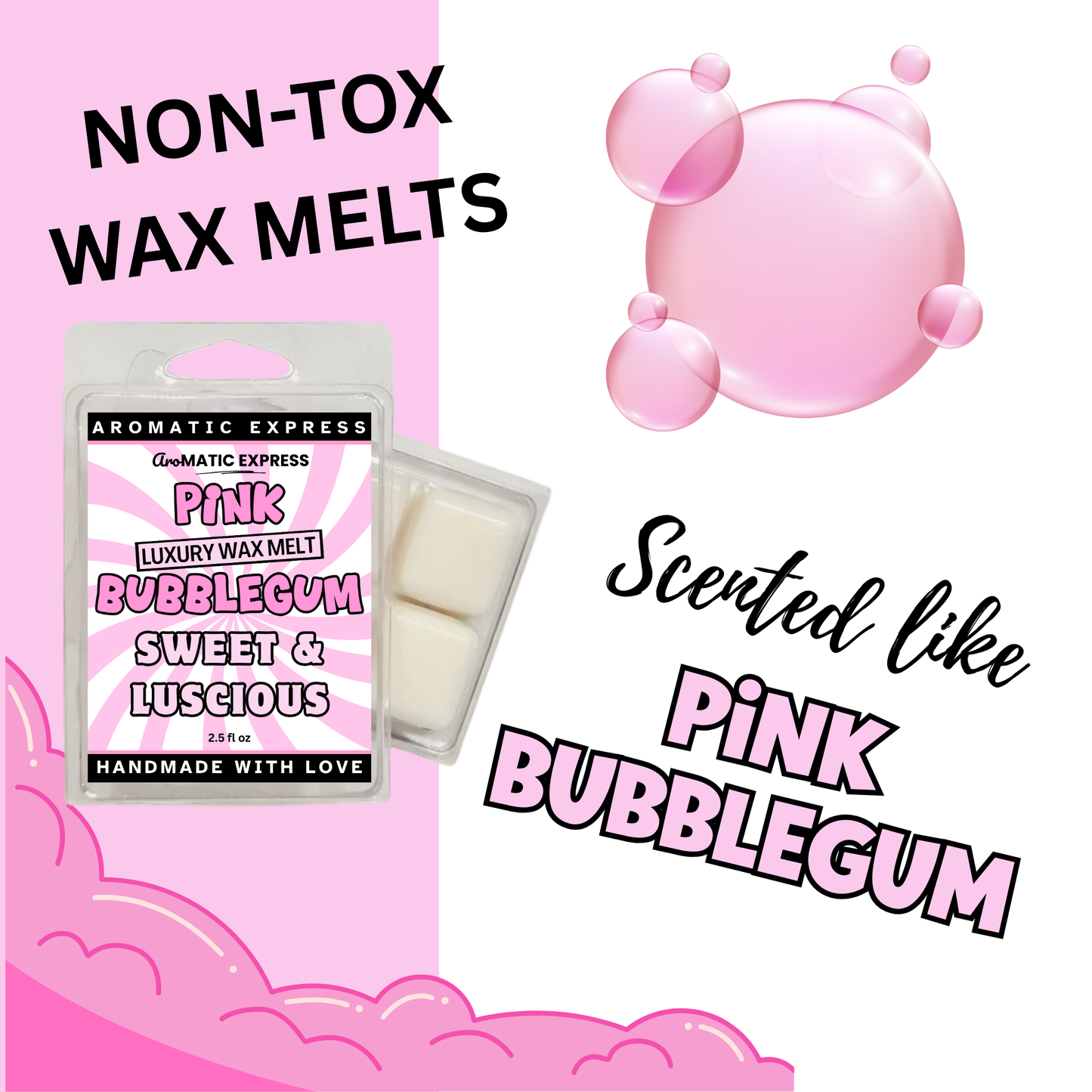 Pink Bubblegum Wax Melt