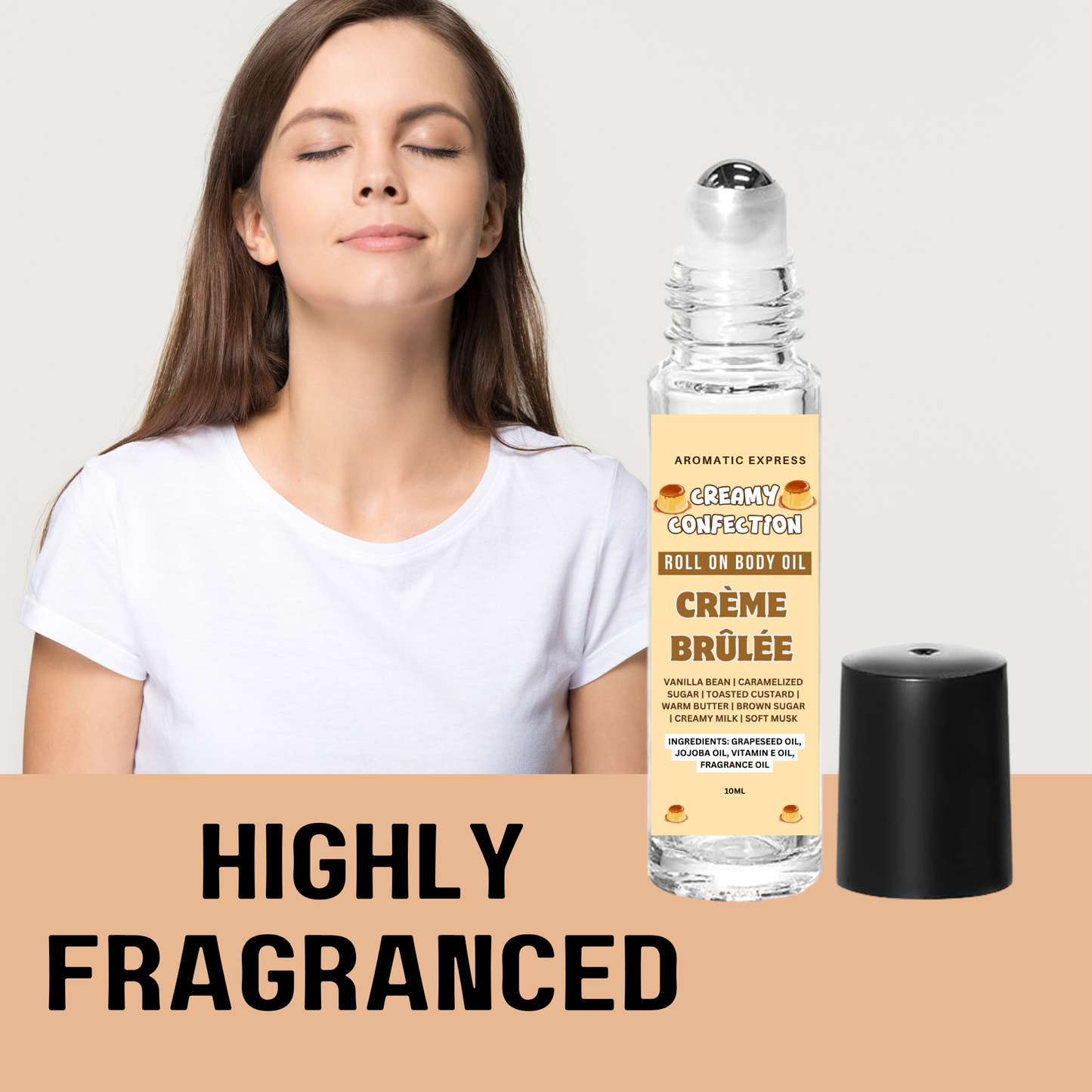 Creme Brulee Roll On Body Oil