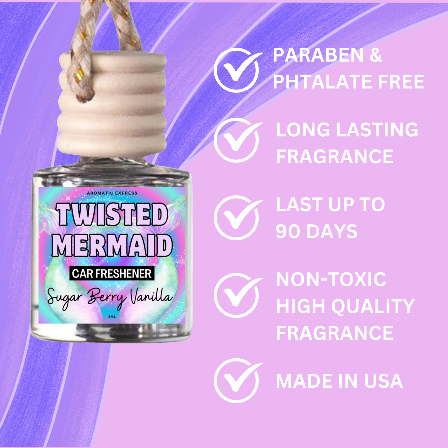 Twisted Mermaid Car Freshie