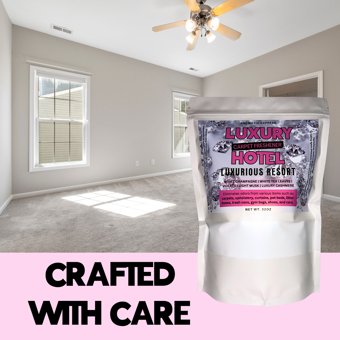 Luxury Hotel Carpet Freshener 2LB Bag