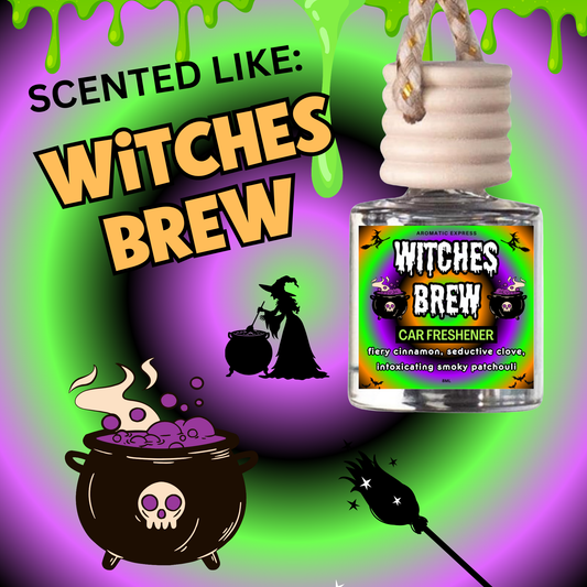 Witches Brew Clove, Patchouli, Cinnamon Scent Car Freshie