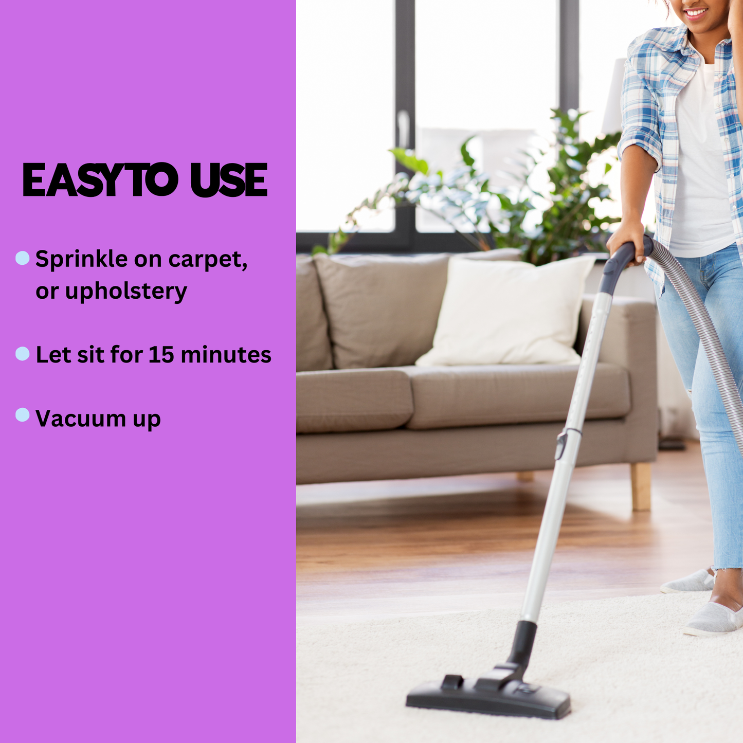 Zombie Brains Ooey Gushing Grapes Carpet Freshener | 18oz Sprinkle Jar | Odor Eliminator Powder