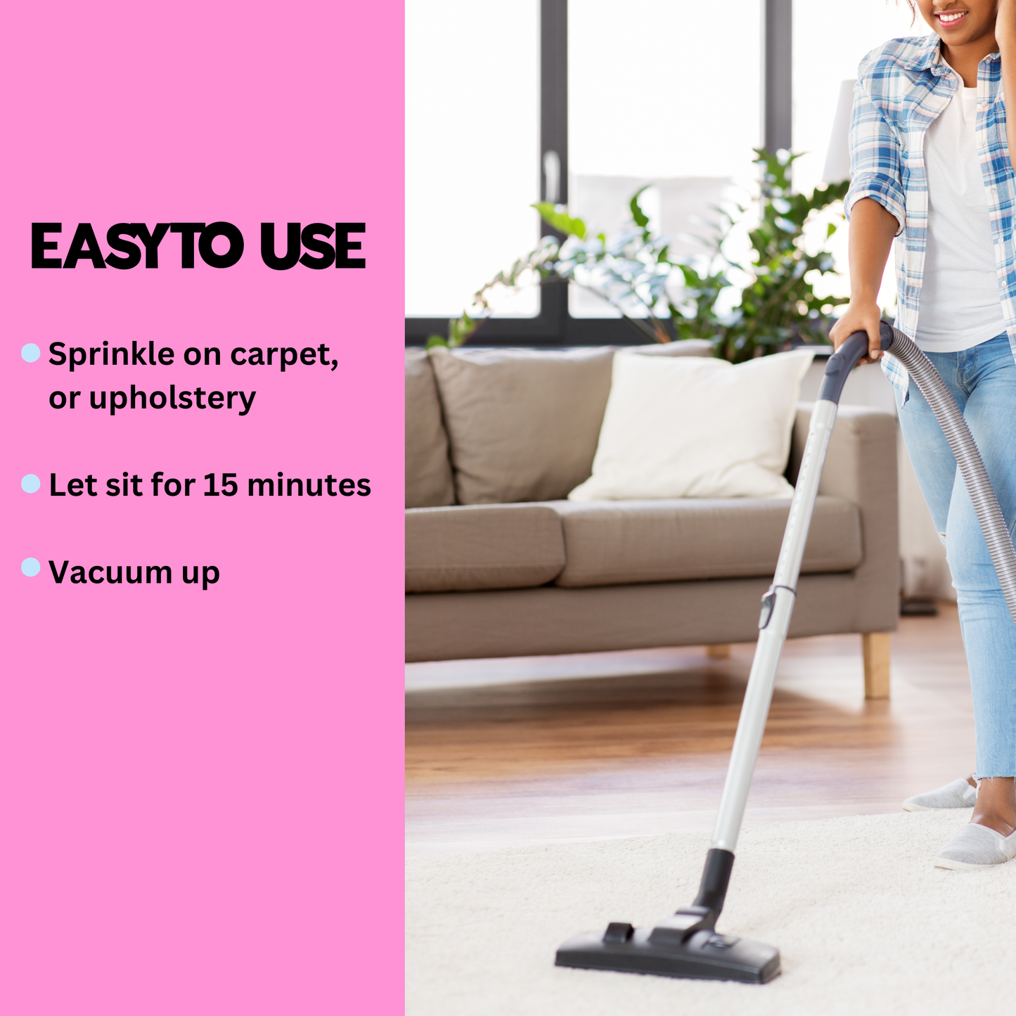 Strawberry Shortcake Carpet Freshener | 18 oz Sprinkle Jar | Odor Eliminator Powder