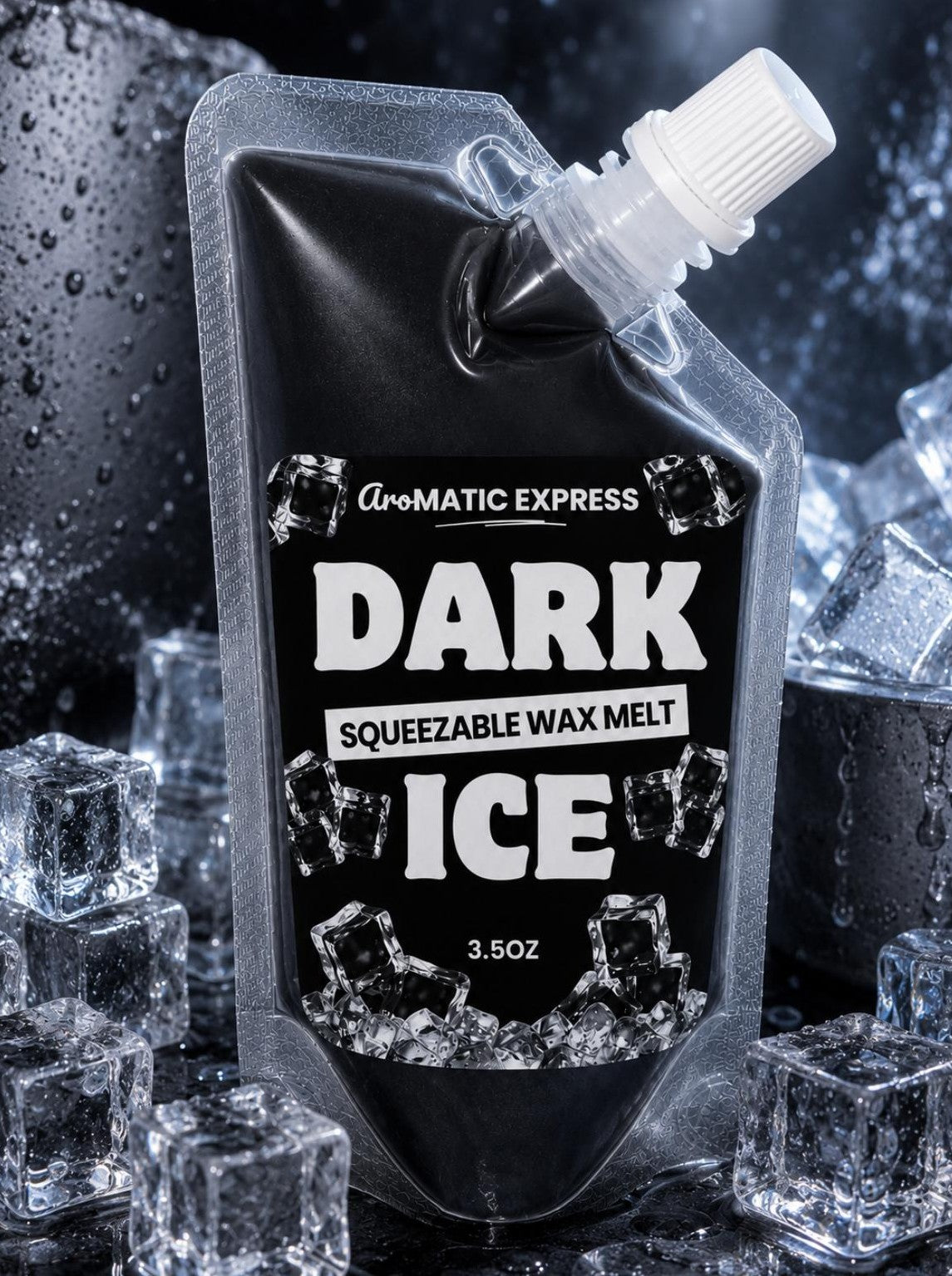 Dark Ice (Black Ice Inspired) Squeezable Wax Melt