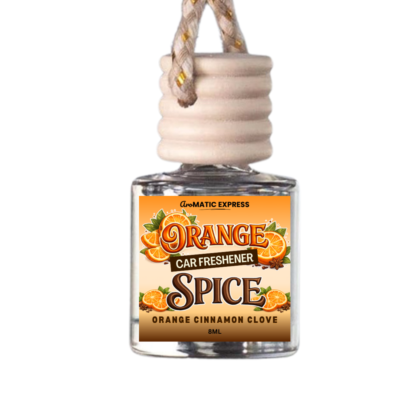 Orange Spice Car Freshie