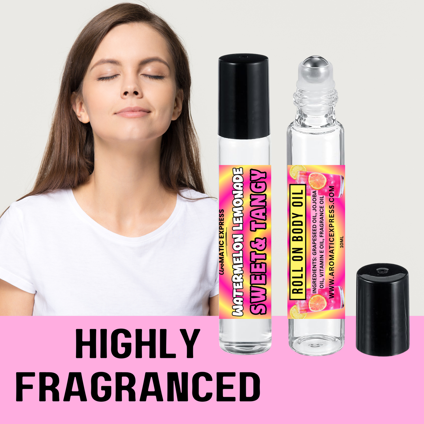 Watermelon Lemonade Roll On Body Oil