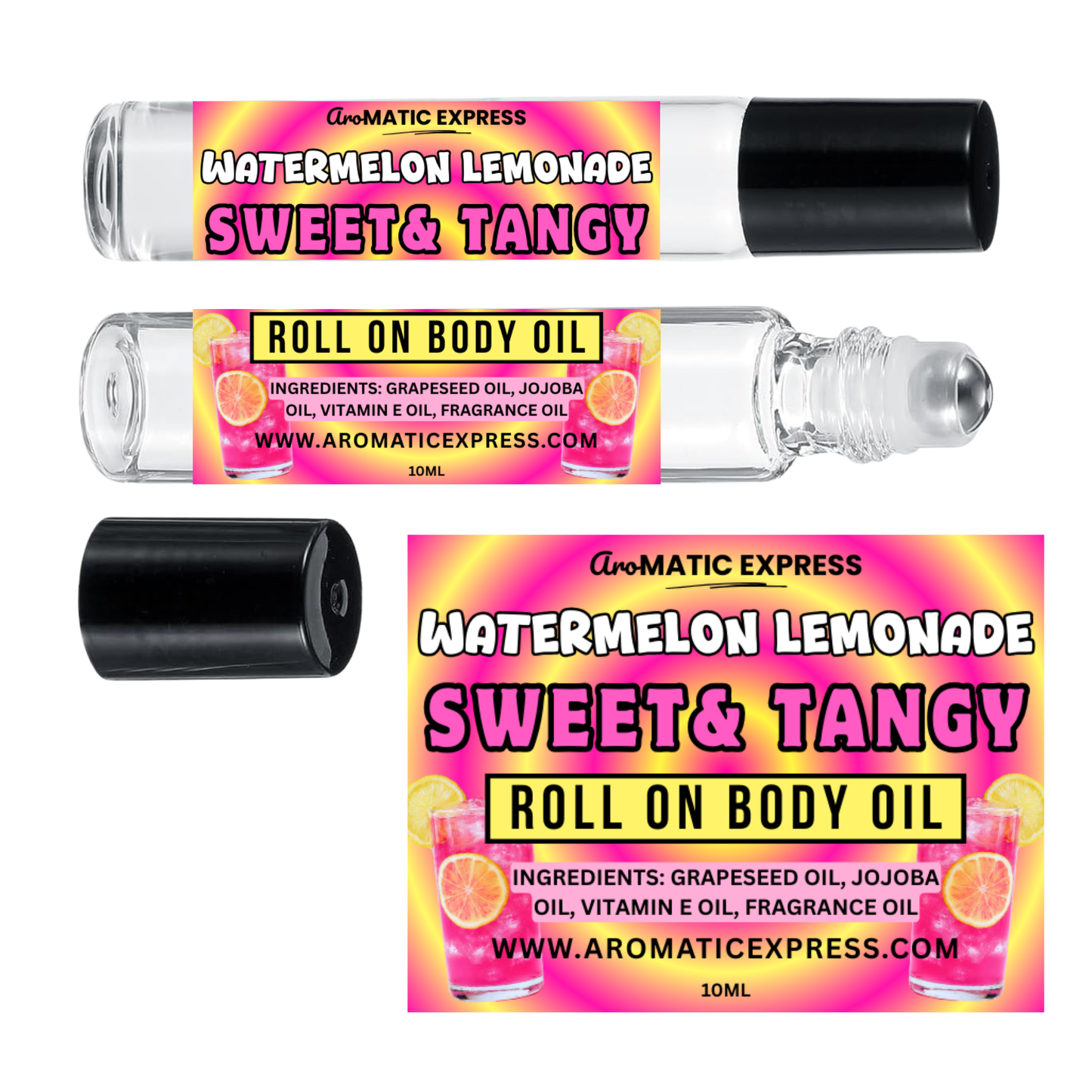 Watermelon Lemonade Roll On Body Oil