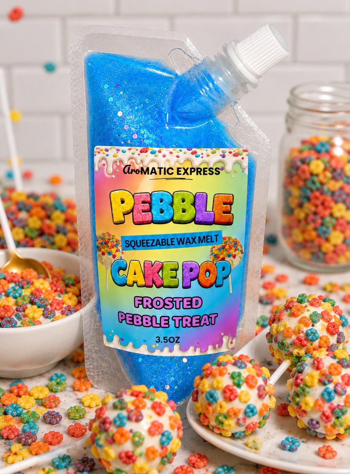 Pebble Cake Pop Squeezable Wax Melt