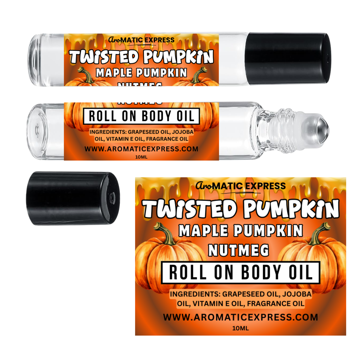 Twisted Pumpkin Maple Nutmeg Roll On Body Oil