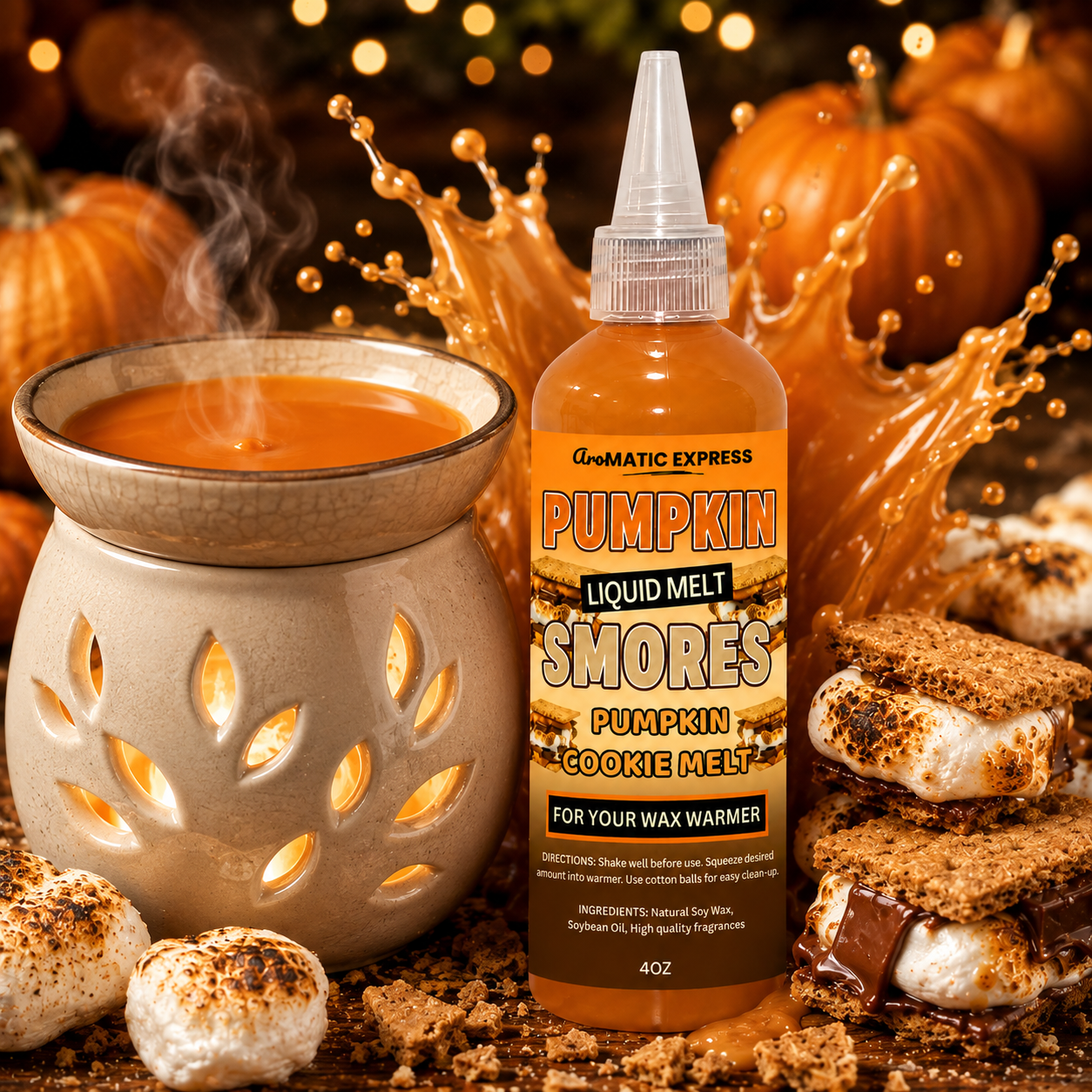 Liquid Wax Melts Pumpkin Smores