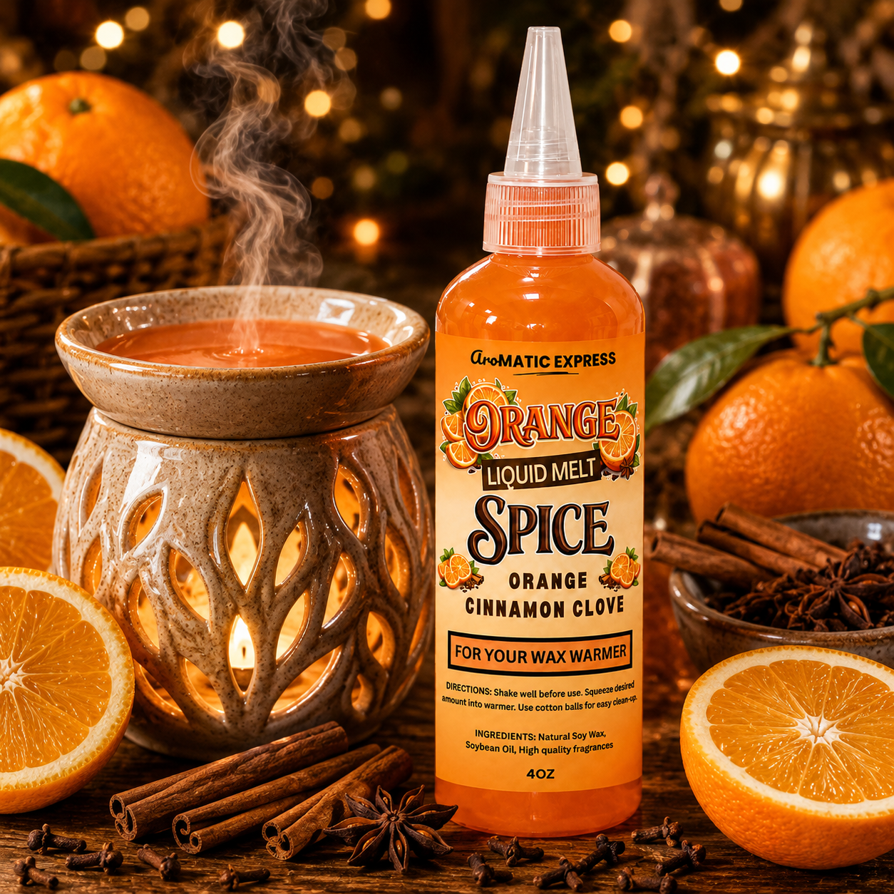 Liquid Wax Melts Orange Spice