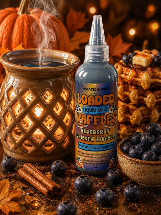 Liquid Wax Melts Loaded Waffles Blueberry Pumpkin