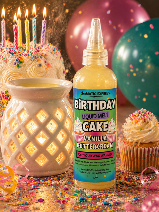 Liquid Wax Melts Birthday Cake Buttercream Vanilla