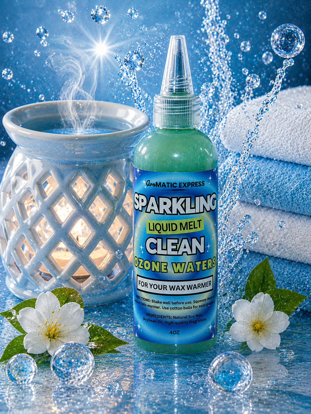 Liquid Wax Melts Sparkling Clean