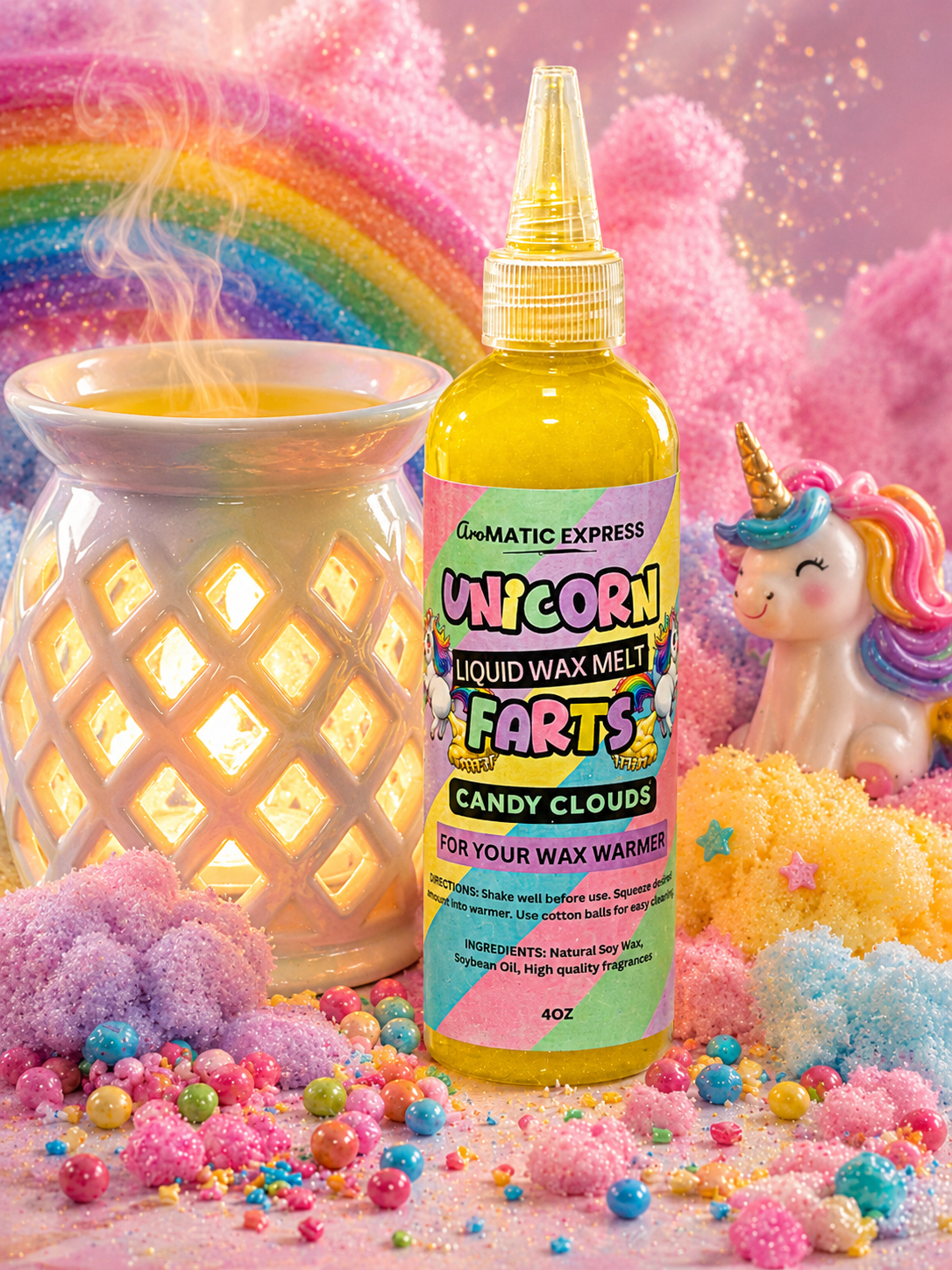 Liquid Wax Melts Unicorn Farts Candy Clouds