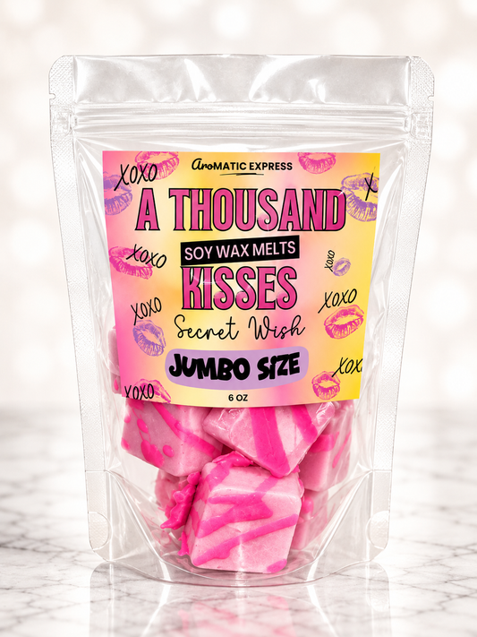 A Thousand Kisses Jumbo Size Wax Melts 6oz Bag
