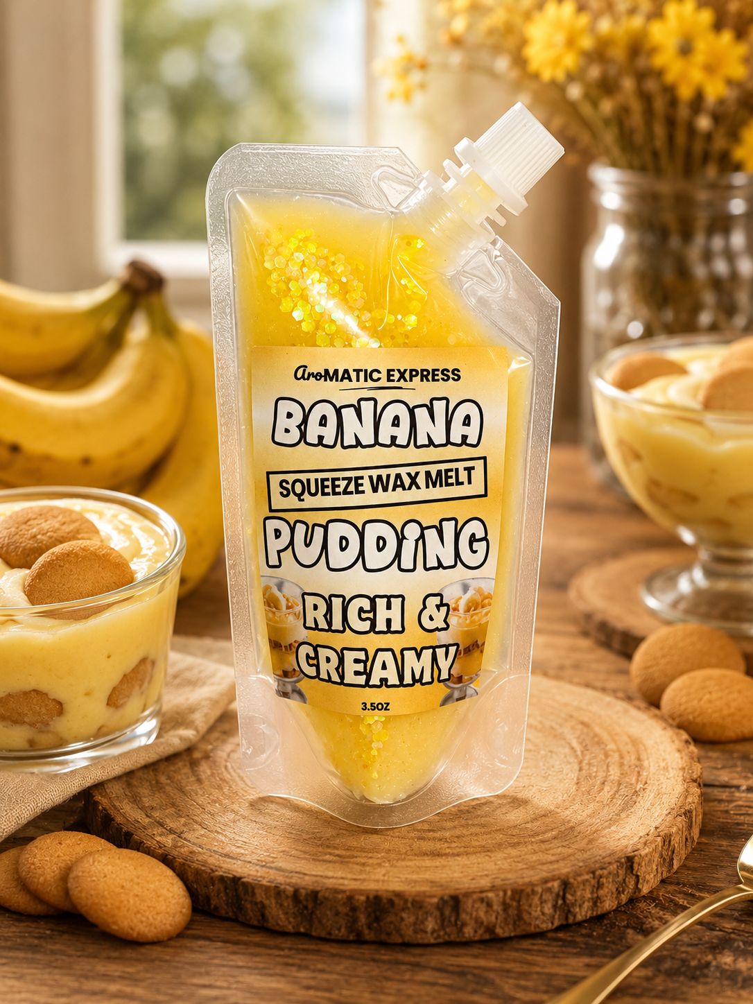 Banana Pudding Squeezable Wax Melt