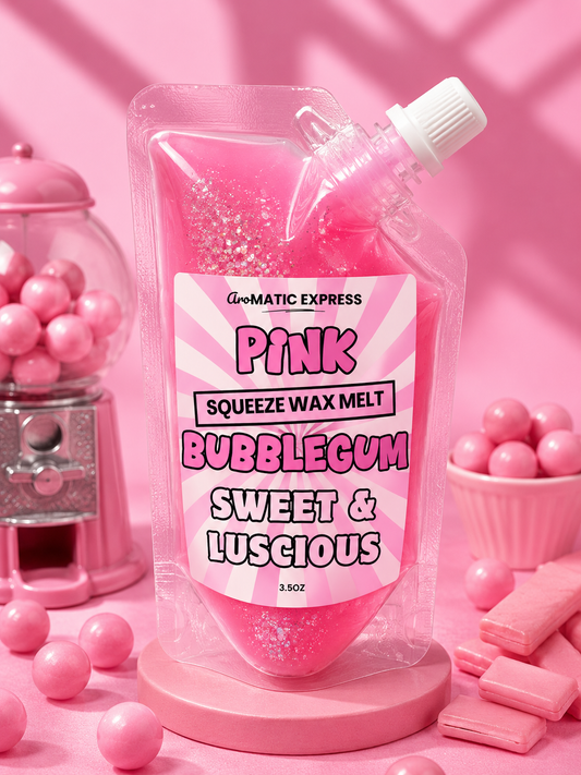 Pink Bubblegum Squeezable Wax Melt