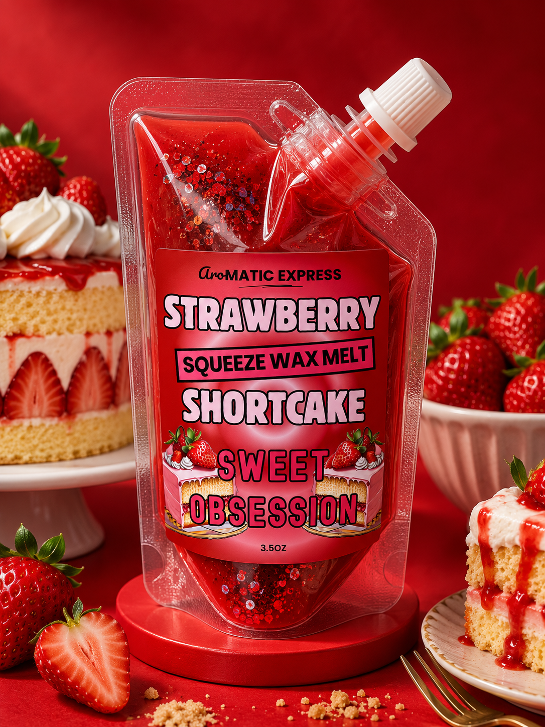 Strawberry Cheesecake Squeezable Wax Melt