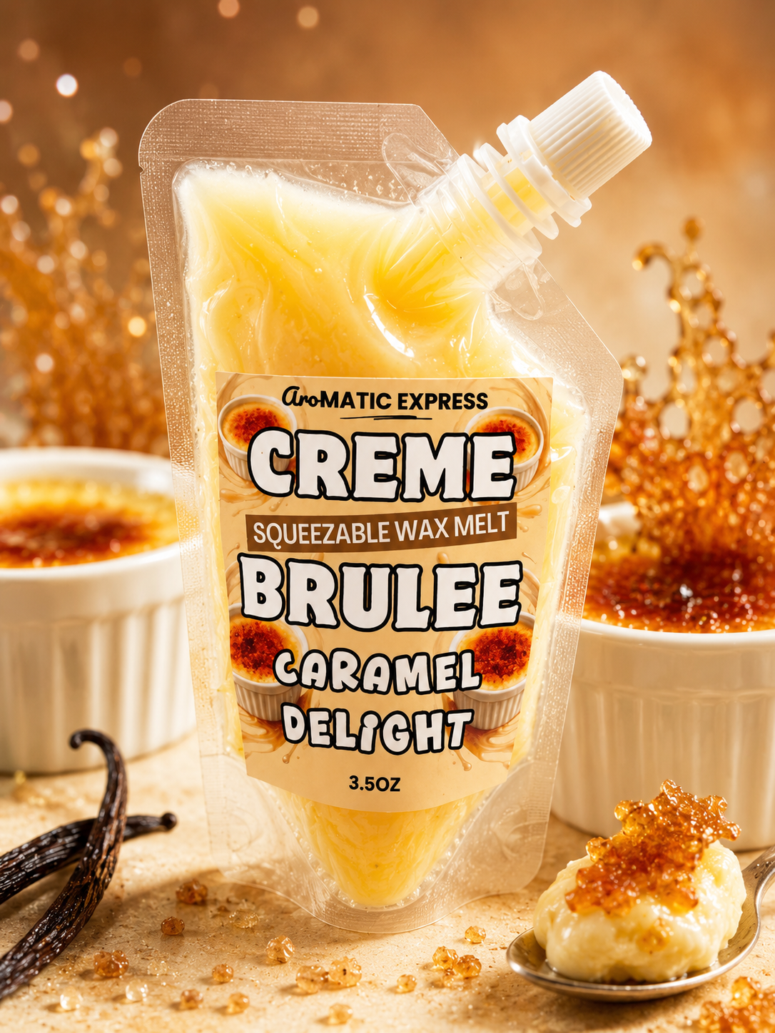 Creme Brulee Squeezable Wax Melt